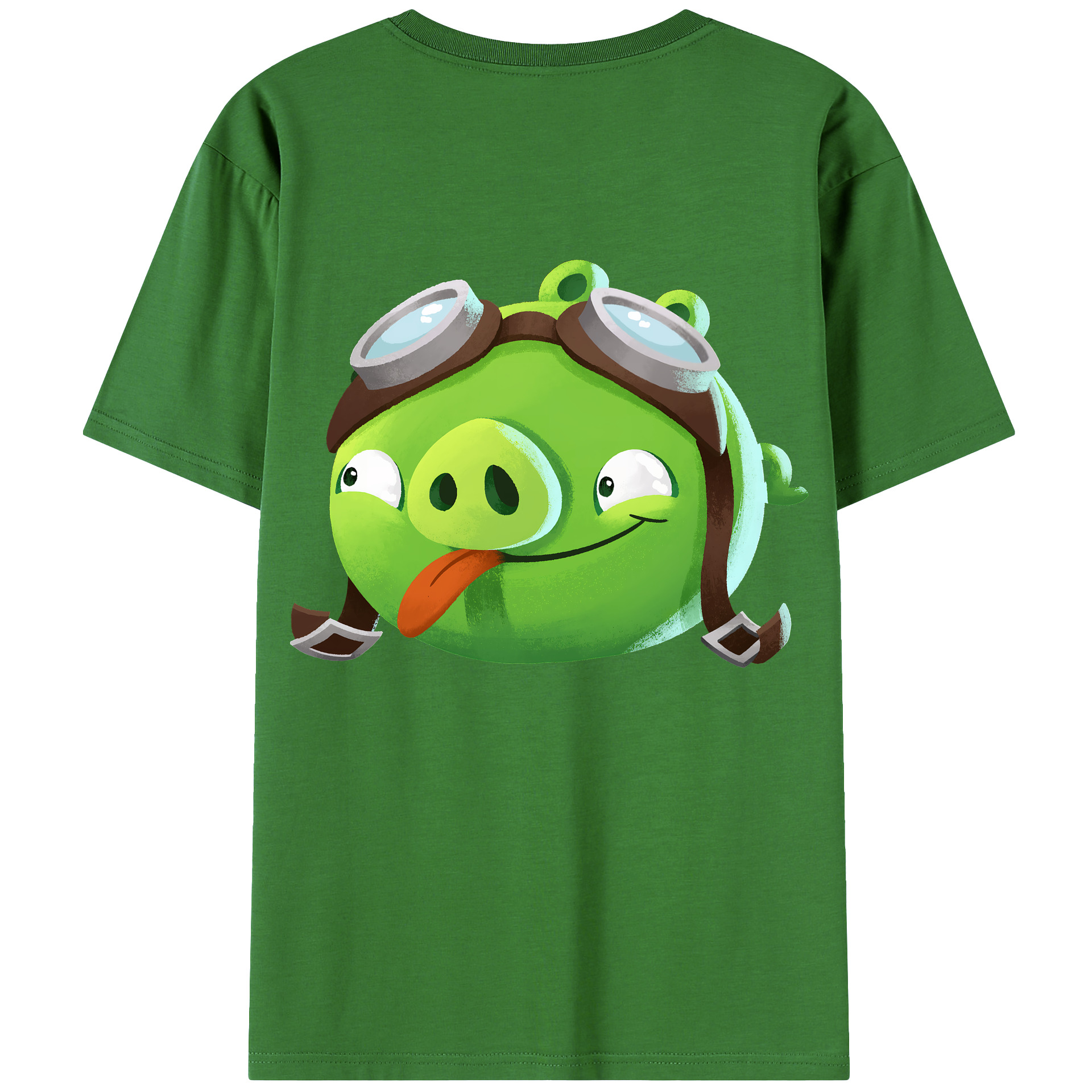 （画像用） Angry Birds アングリーバード レディース半袖Tシャツ(バックプリント)